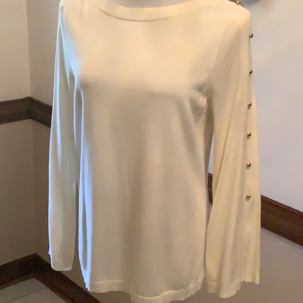 Elegant MK Long Sleeve Women's Sweater Top
